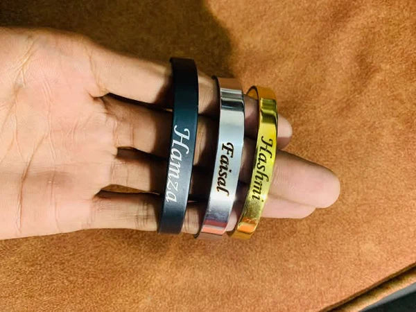 Customize Karha ,Bracelets , Bangle for Men & Women Custom Engraved