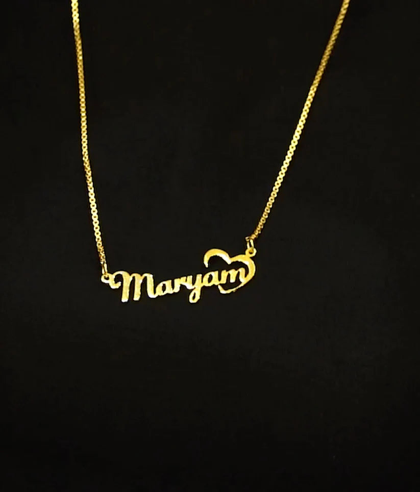 Beautiful Customized Single Name Necklace