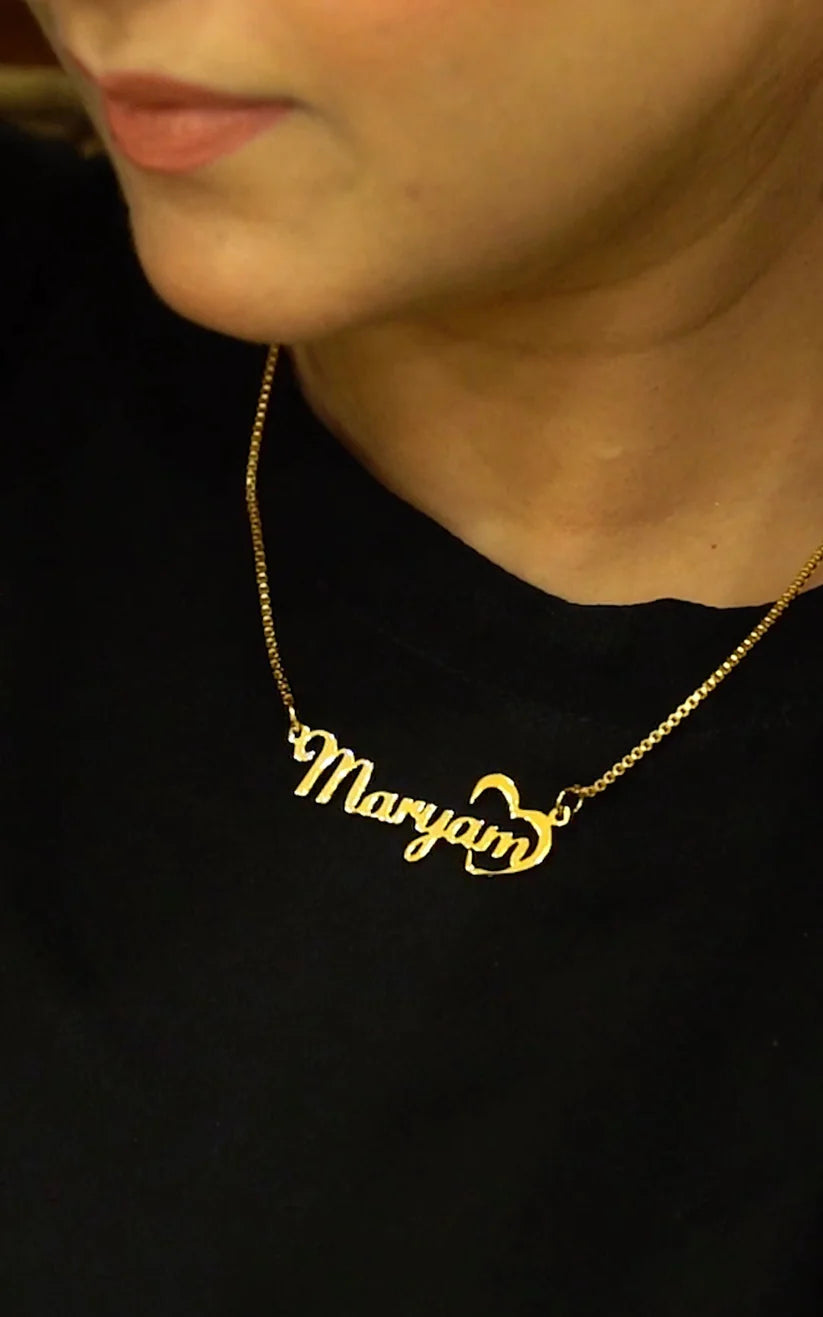Beautiful Customized Single Name Necklace
