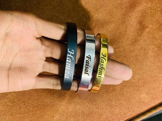 Customize Karha ,Bracelets , Bangle for Men & Women Custom Engraved